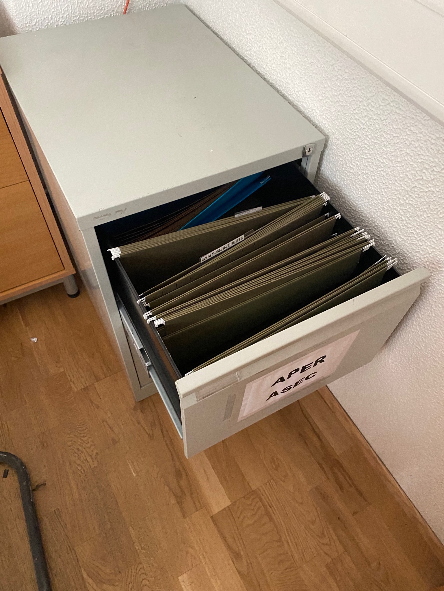 SELT / SOLD Bisley skjalaskápur 3