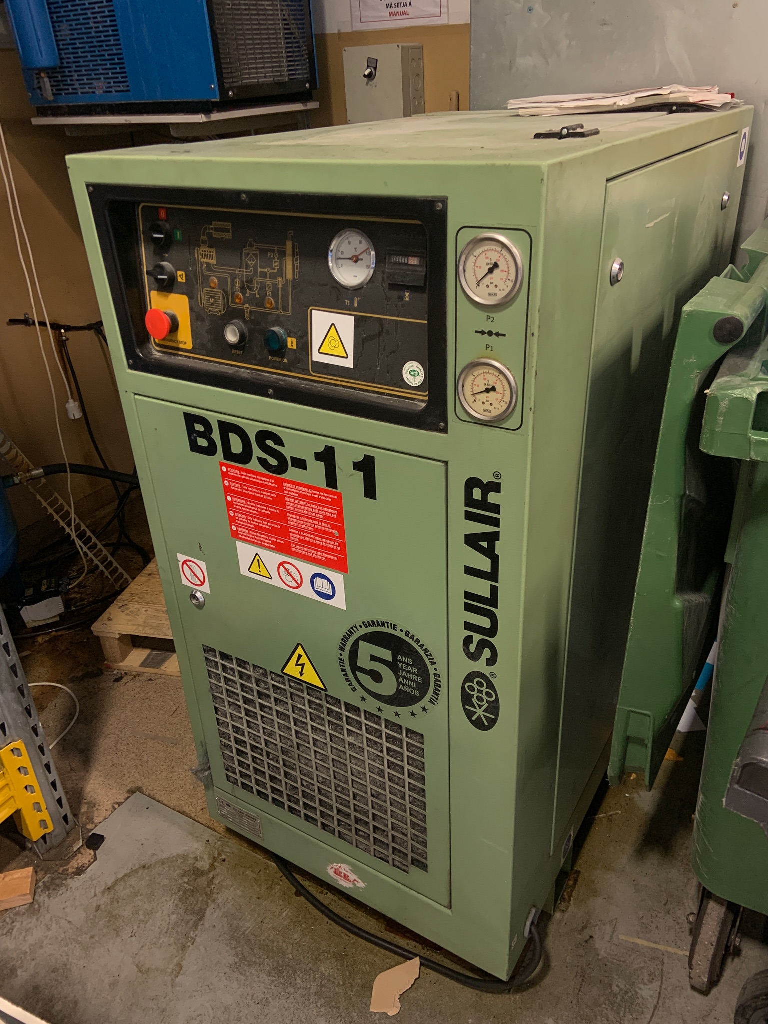 Selt/endurnýtt-CULLAIR BDS 11 kw loftpressa