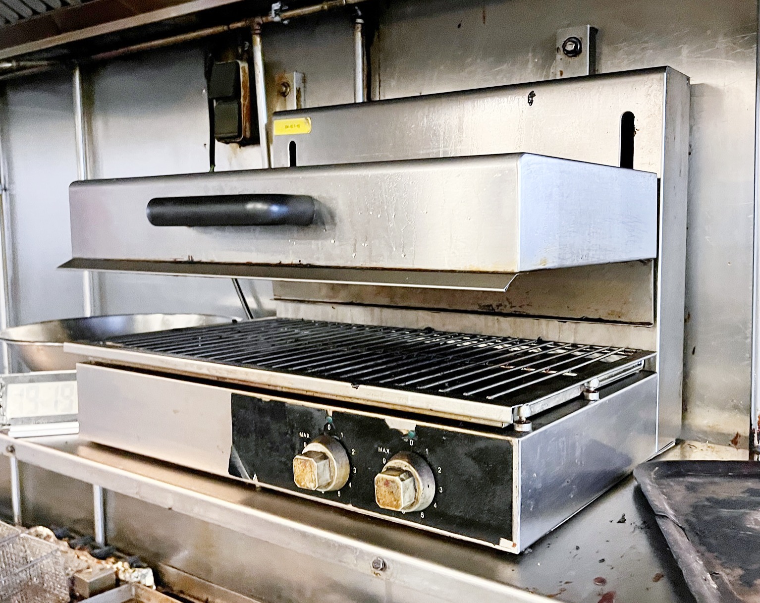 SELT / SOLD Salamander grill, B65 x D50 x H46 sm. 2