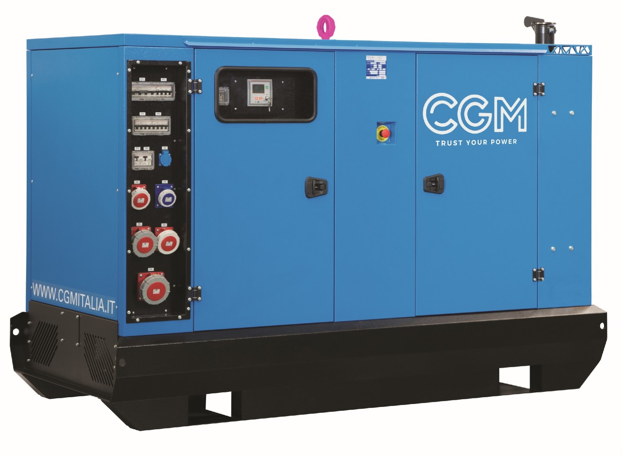 SELT / SOLD Hljóðlát rafstöð varaaflstöð 2022 - CGM 60F - 66KVa eða 52,8 KW