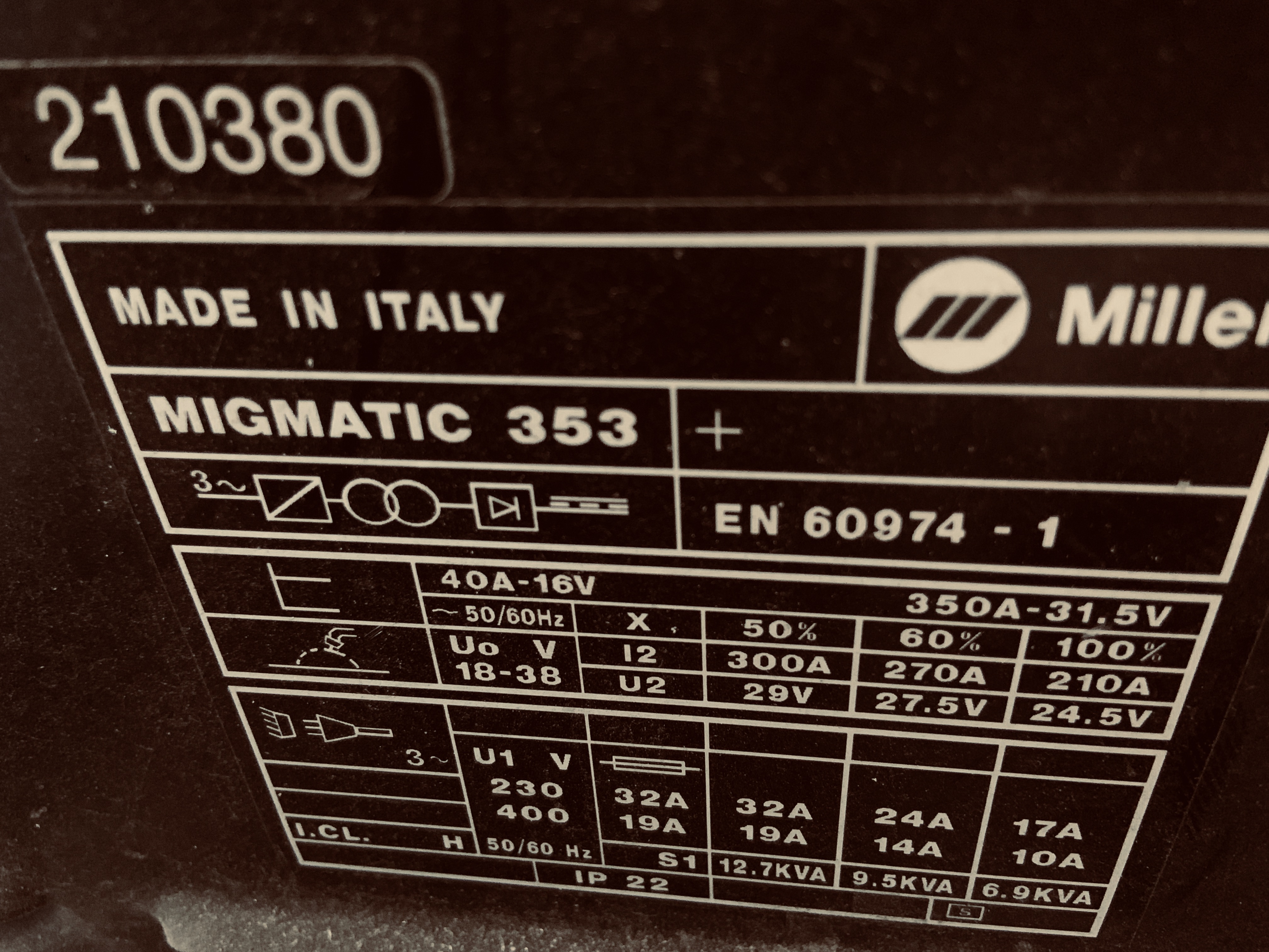 Selt - Miller Migmatic 353 MIGsuða 4