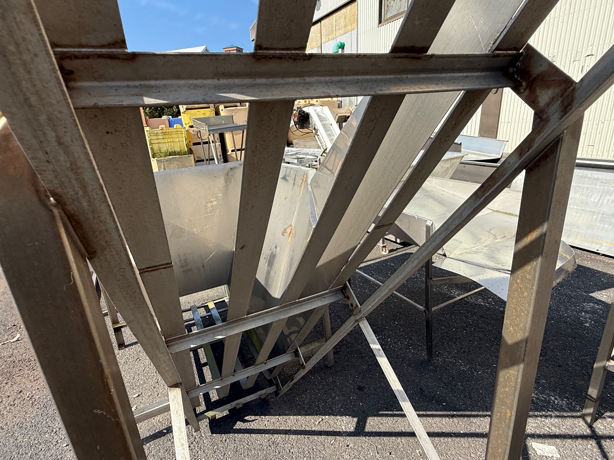 Færiband/stálkar ryðfrítt L390 x B145 x H240/137 sm 7