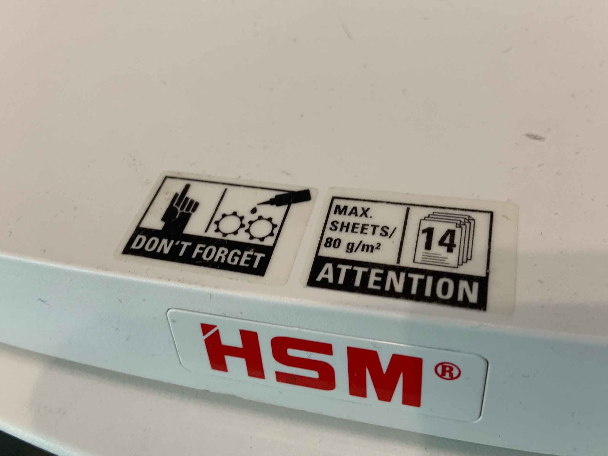 Selt/Endurnýtt-Tætari HSM Securio AF500 kross skurður frá Pennnum 9