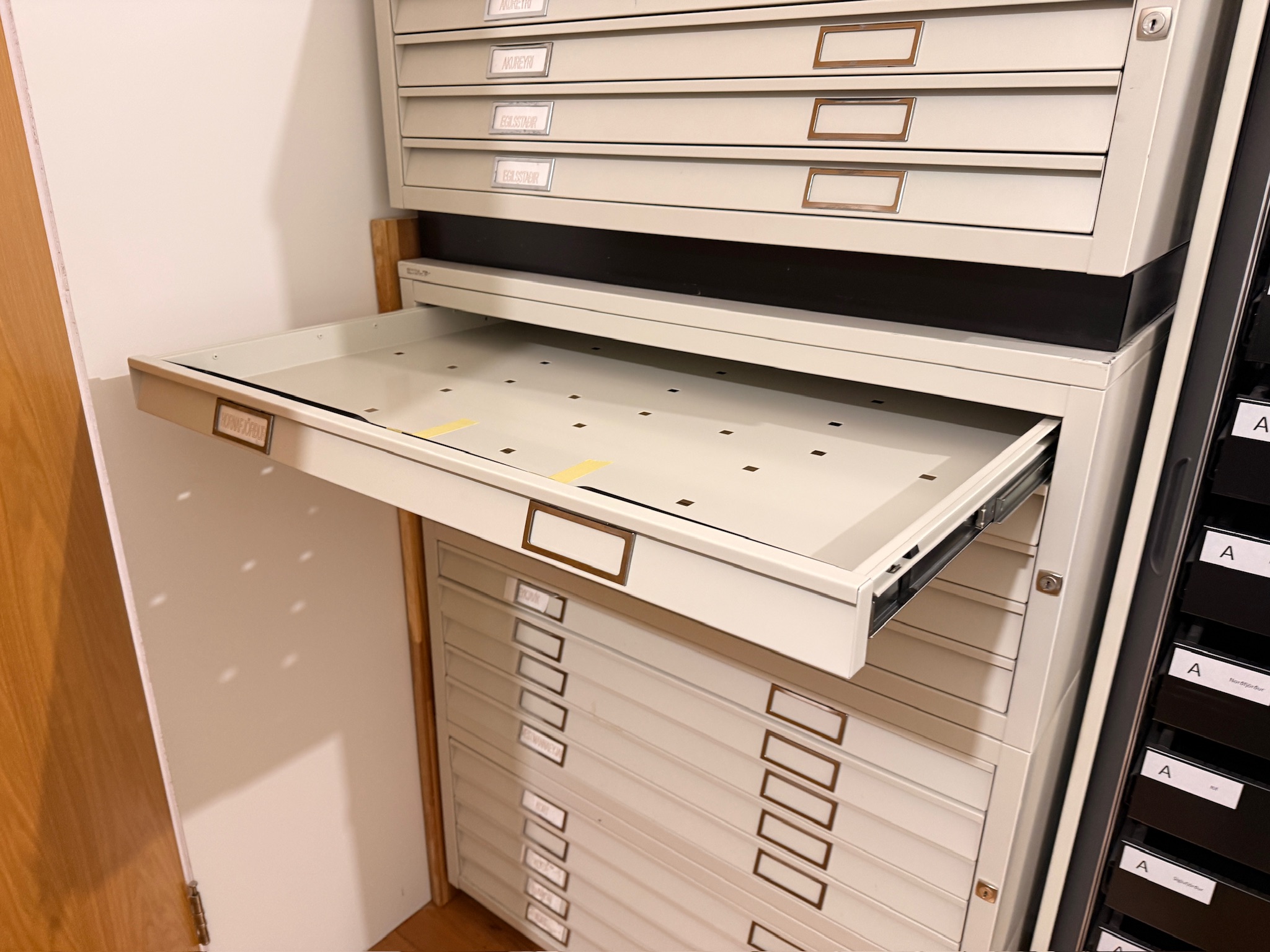 SELT/SOLDBisley teikningaskápur, 5 skúffur (2 stk.) 3