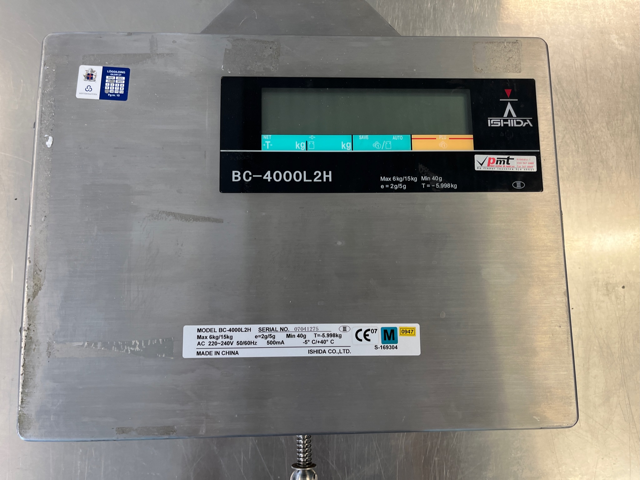 SELT / SOLD Ishida bc 4000 forritanleg pmt/ forrit - Tvö stk til 4