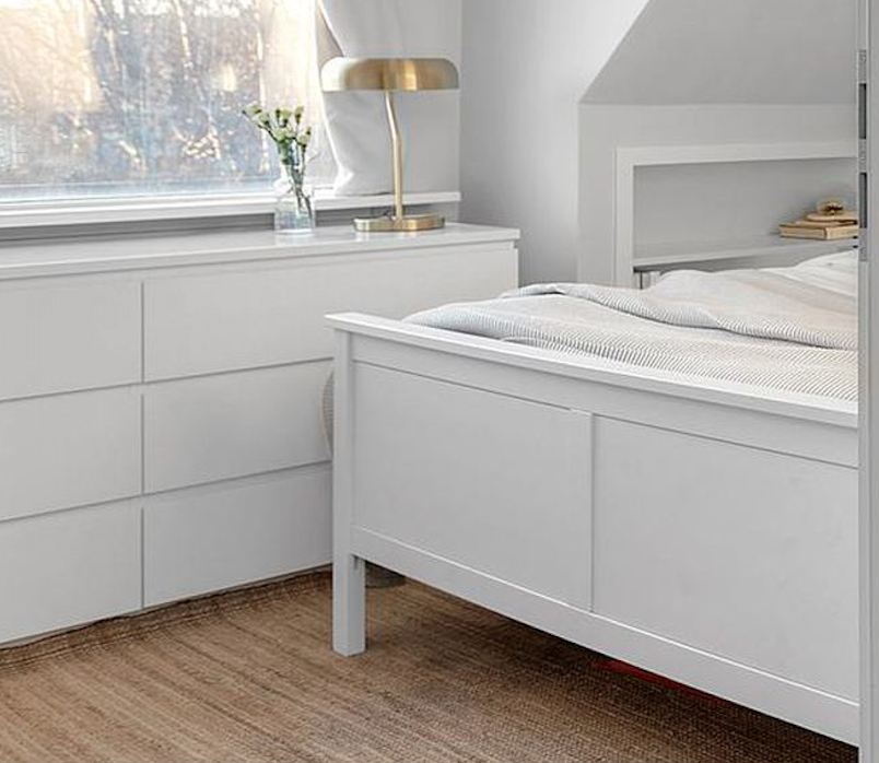 SELT / SOLD - IKEA Hemnes rúm til sölu. 2