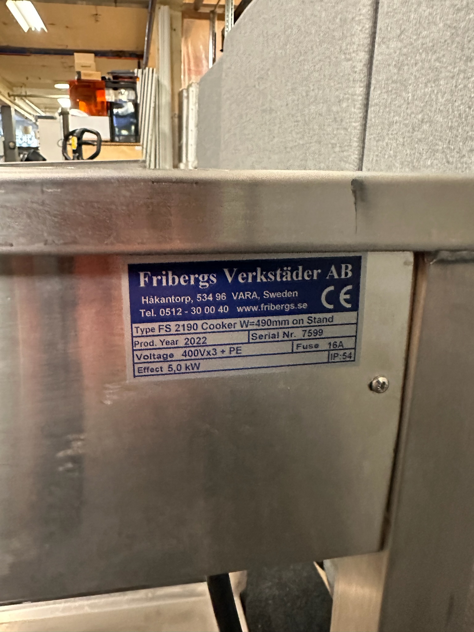 SELT / SOLD Fribergs helluborð, B37 x D66 x H91 sm. 7