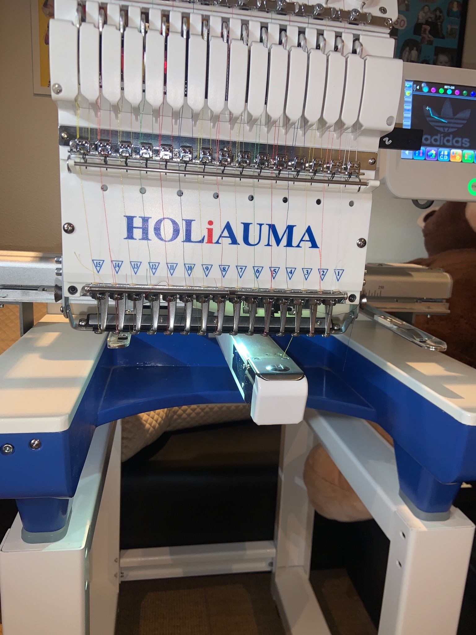 Endurnýtt/selt-Holiauma Ónotuð embroidery vél 4