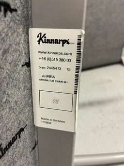 SELT / SOLD Kinnarps Arriba stóll frá Pennanum 5