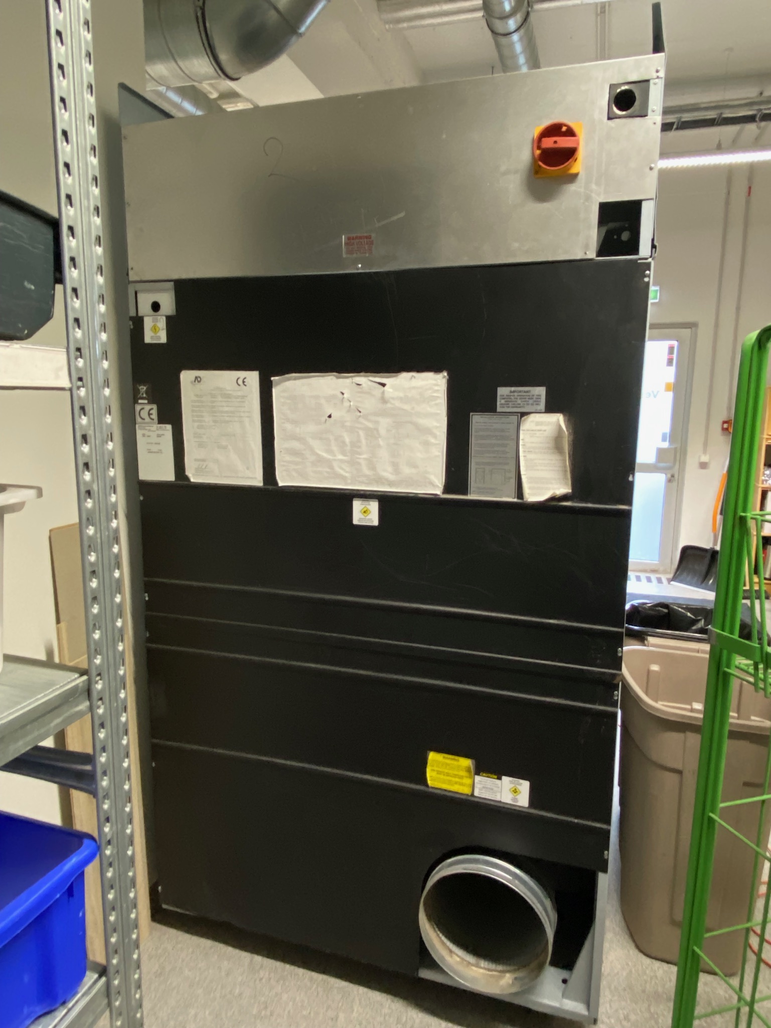 SELT / SOLD - American Dryer Corp. iðnaðarþurrkari rafmagns 72 kw 6