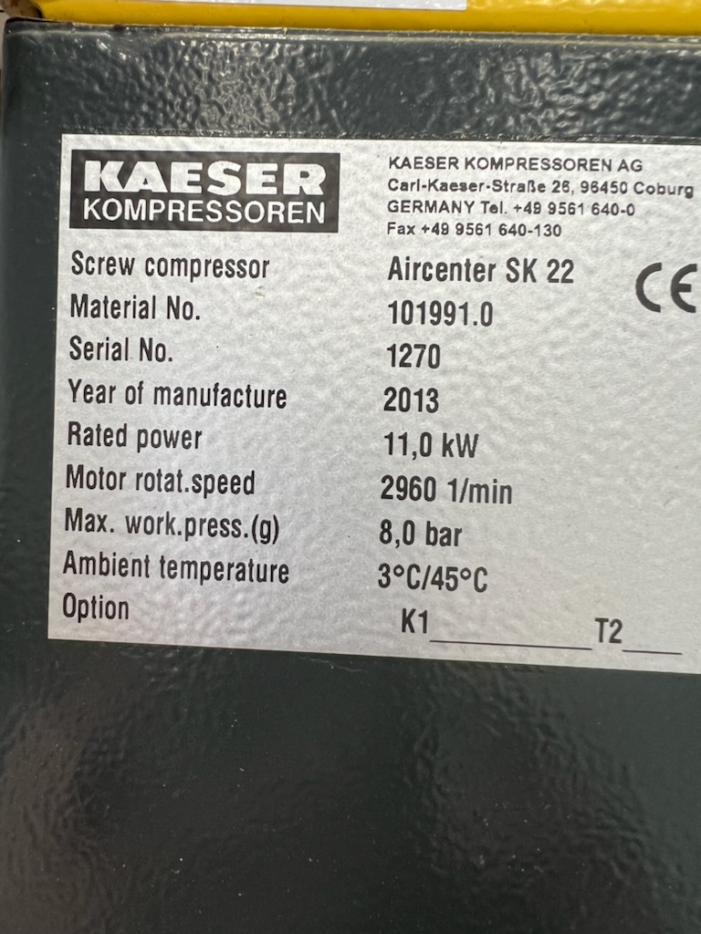 Loftpressa - Kaeser Kompressoren 11kw 3