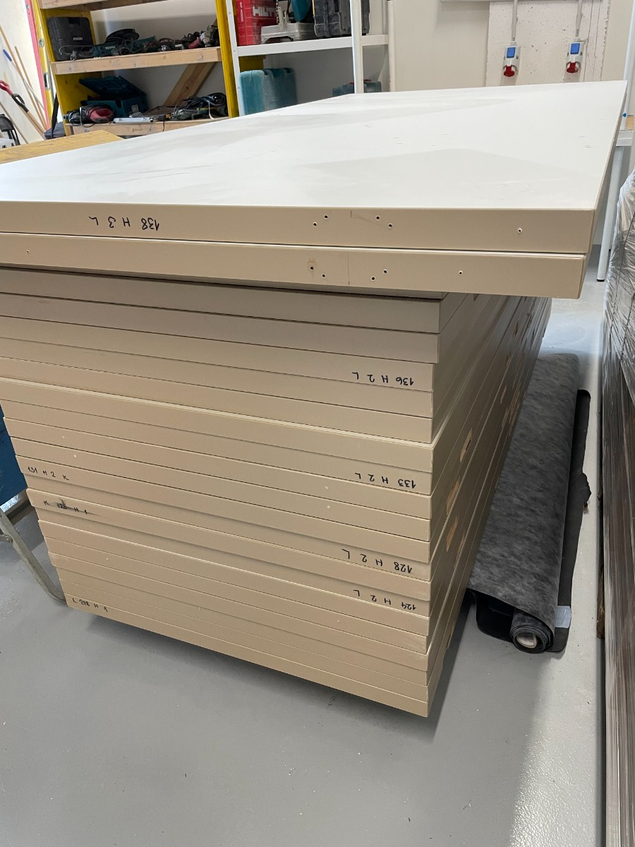 SELT / SOLD - Innihurðir - plastlagðar Kaupan hurðaspjöld - Selós smíðar 20 stk. 5