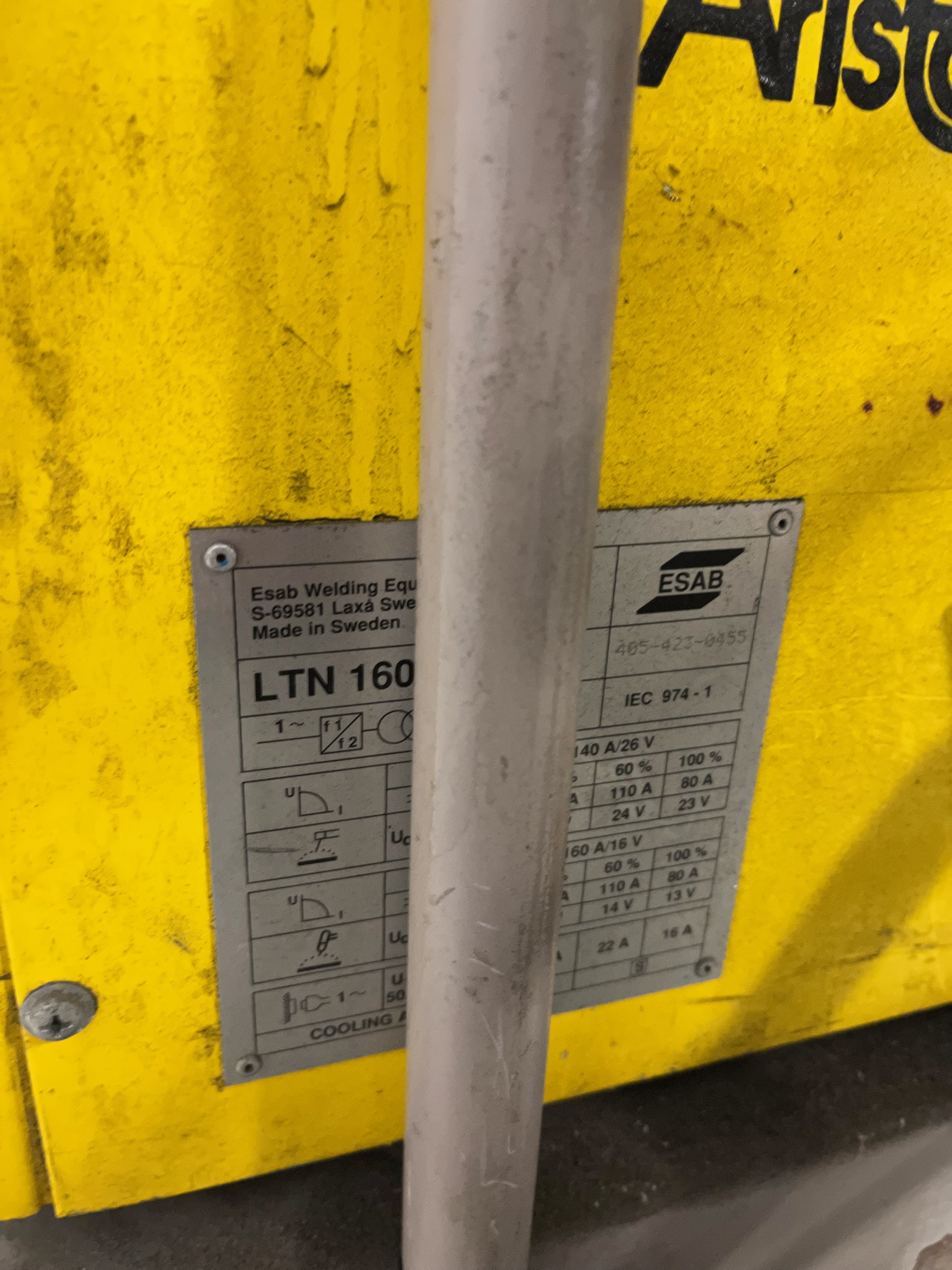 SELT / SOLD ESAB Aristotig 160 7