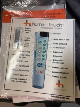 SELT / SOLD Human touch nuddstóll 10