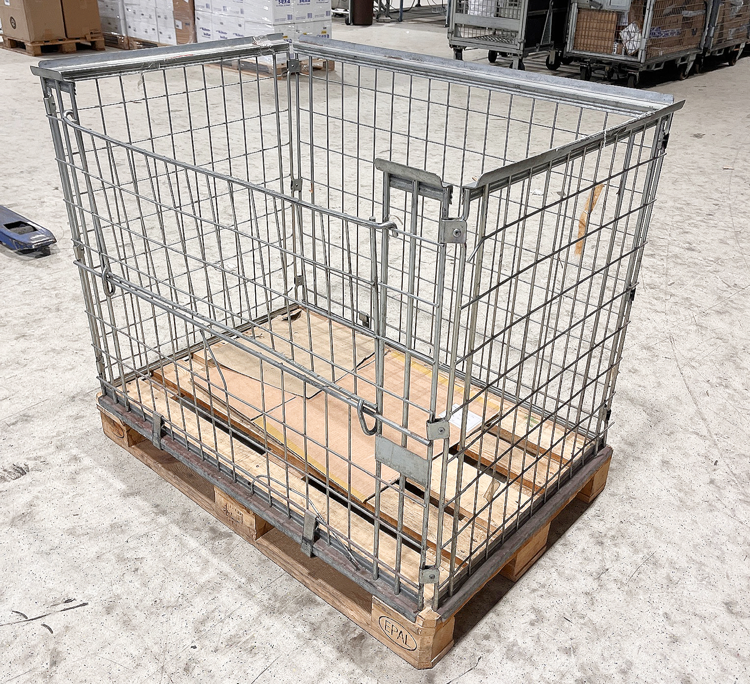 SELT / SOLD Brettagrind frá AJ Vörulistanum, B122xD71xH102sm