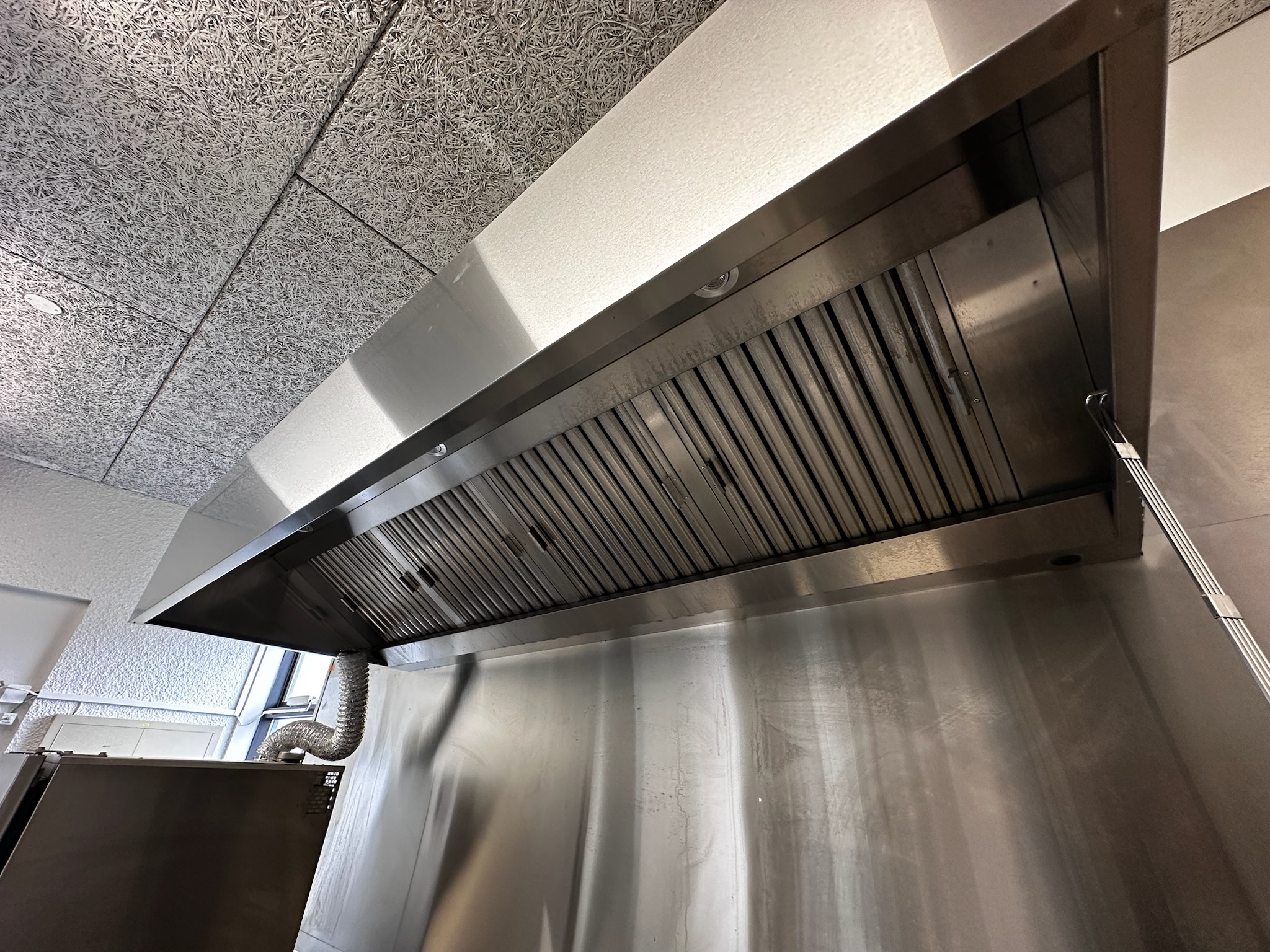 SELT / SOLD - Combisteel háfur frá BVT, B240xD95xH40sm. 2