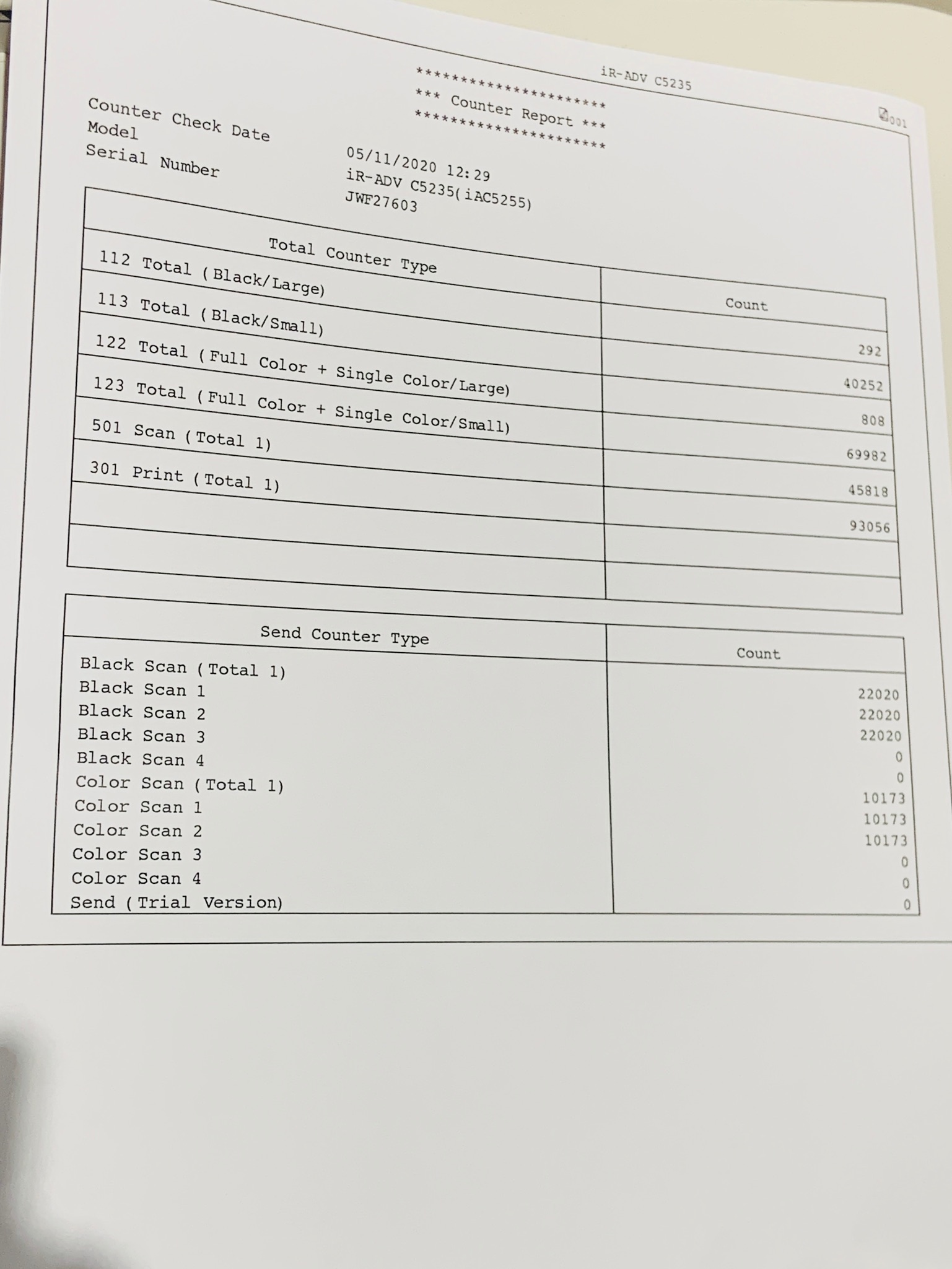 Endurnýtt/selt-Canon C5235i fjölnotatæki 13