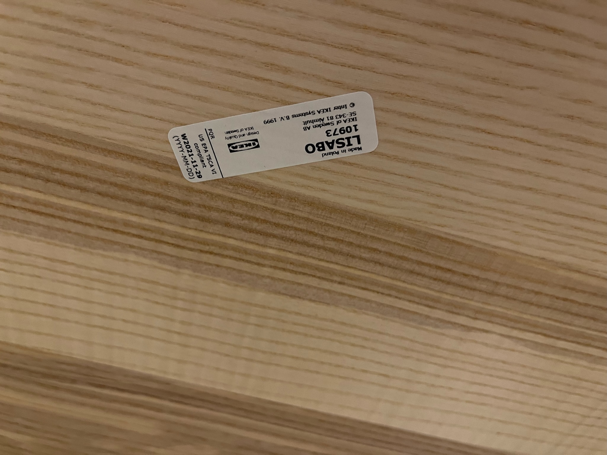 SELT / SOLD Eldhúsborð LISABO IKEA 140 x 78 4