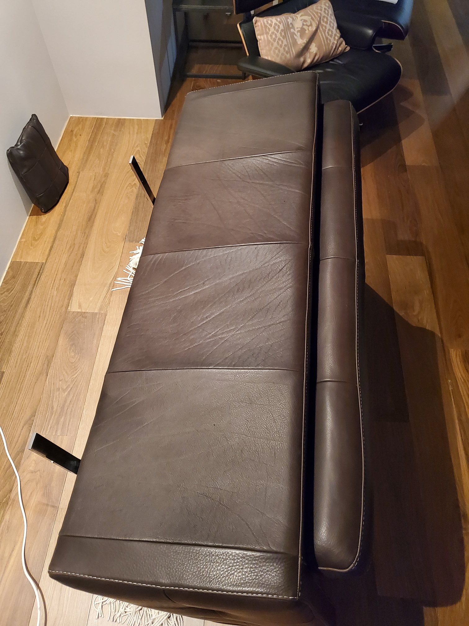SELT / SOLD Ítalskur - Incanto Divani B483 - handsmíðaður leðursófi 10