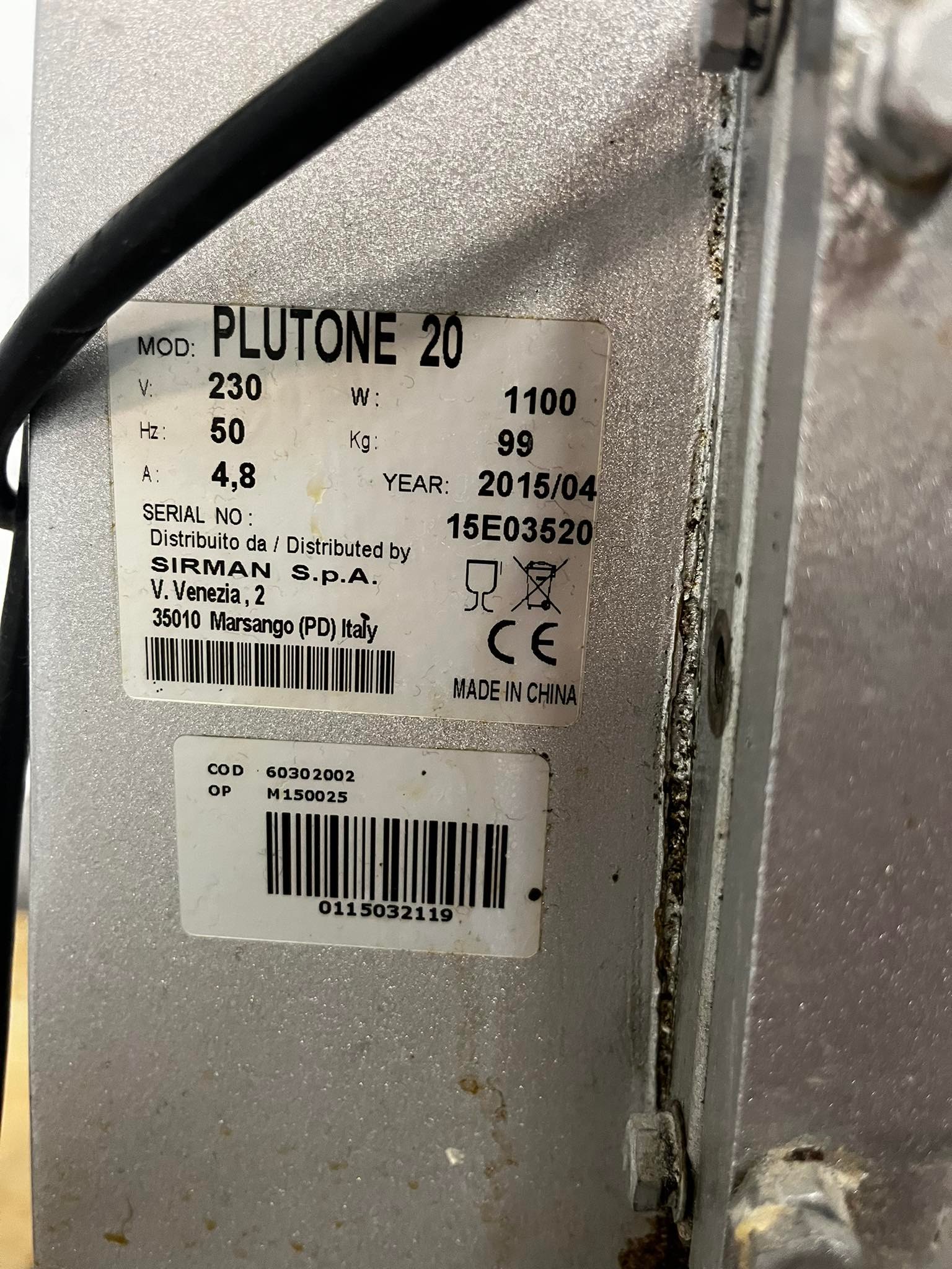 SELT / SOLD - Plutone 20 iðnaðarhrærivél með hrærur - hrærivél 6
