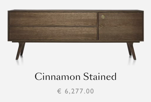 SELT / SOLD Moooi skenkur, B200 x D45 x H73 sm. 5