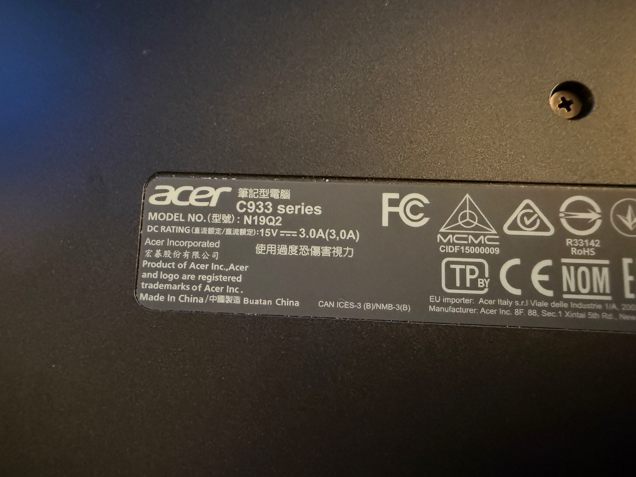 SELT / SOLD Acer Chromebook fartölva (314 14") 4