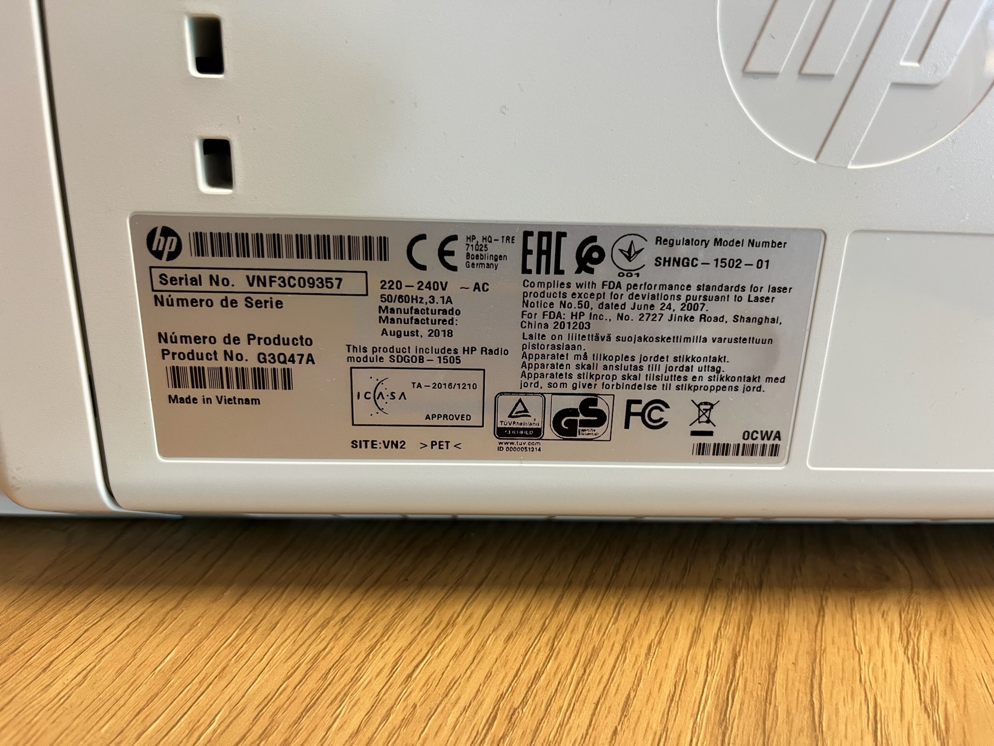SELT / SOLD HP prentari LaserJet Pro M203dw 6