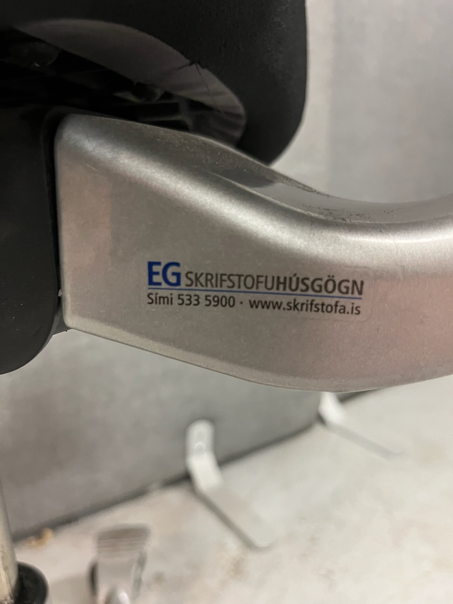 SELT / SOLD Håg Capisco 8106 stuðningsstóll frá E.G. skriftofuhúsgögn 6