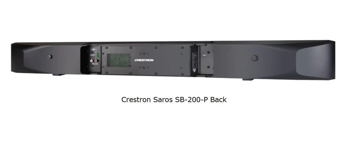 Crestron Saros SB-200-P-B Soundbar, sjónvarps hátalari (3 stk.) 2