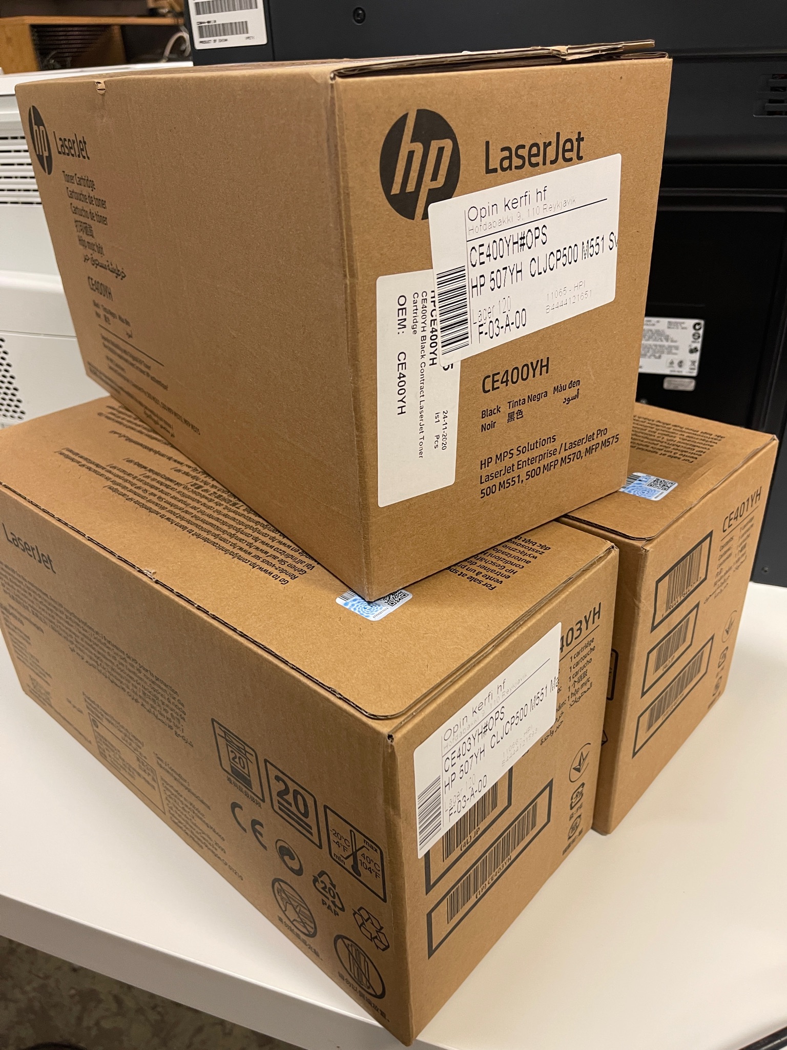 SELT-HP Laserjet 500 color M575 - 3 litahylki fylgja 14