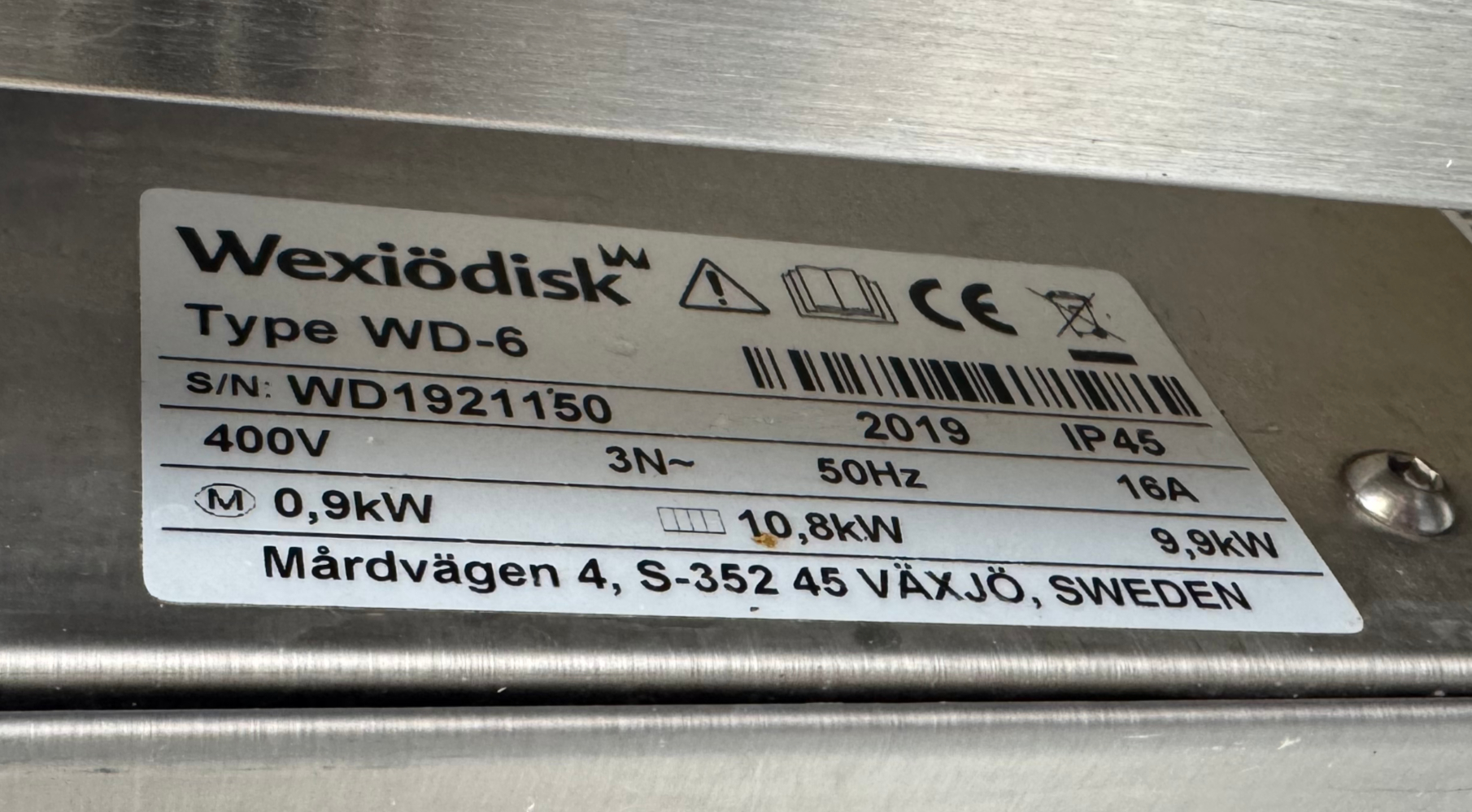 Wexiödisk WD-6 húddvél 2019- Ný yfirfarin hjá Fastus 3