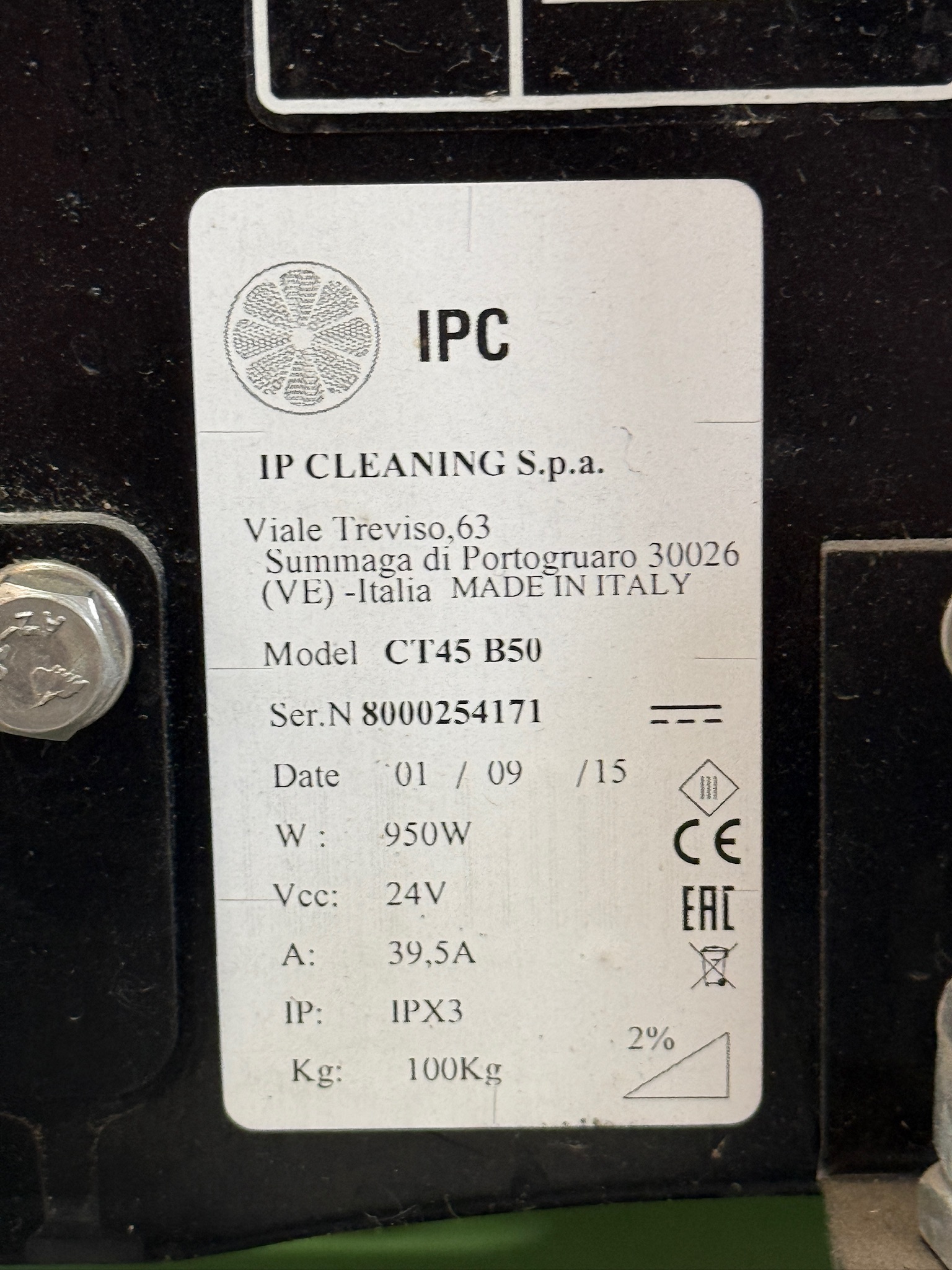 SELT / SOLD IPC gólfþvottavél frá Tandur 9