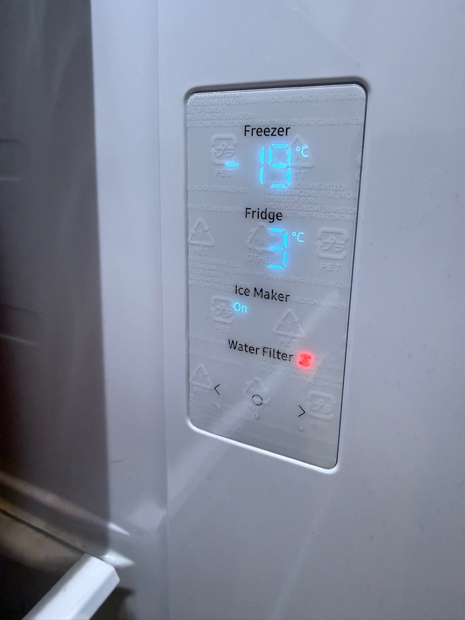 SELT / SOLD - Samsung ísskápur með frysti, H178sm. 11