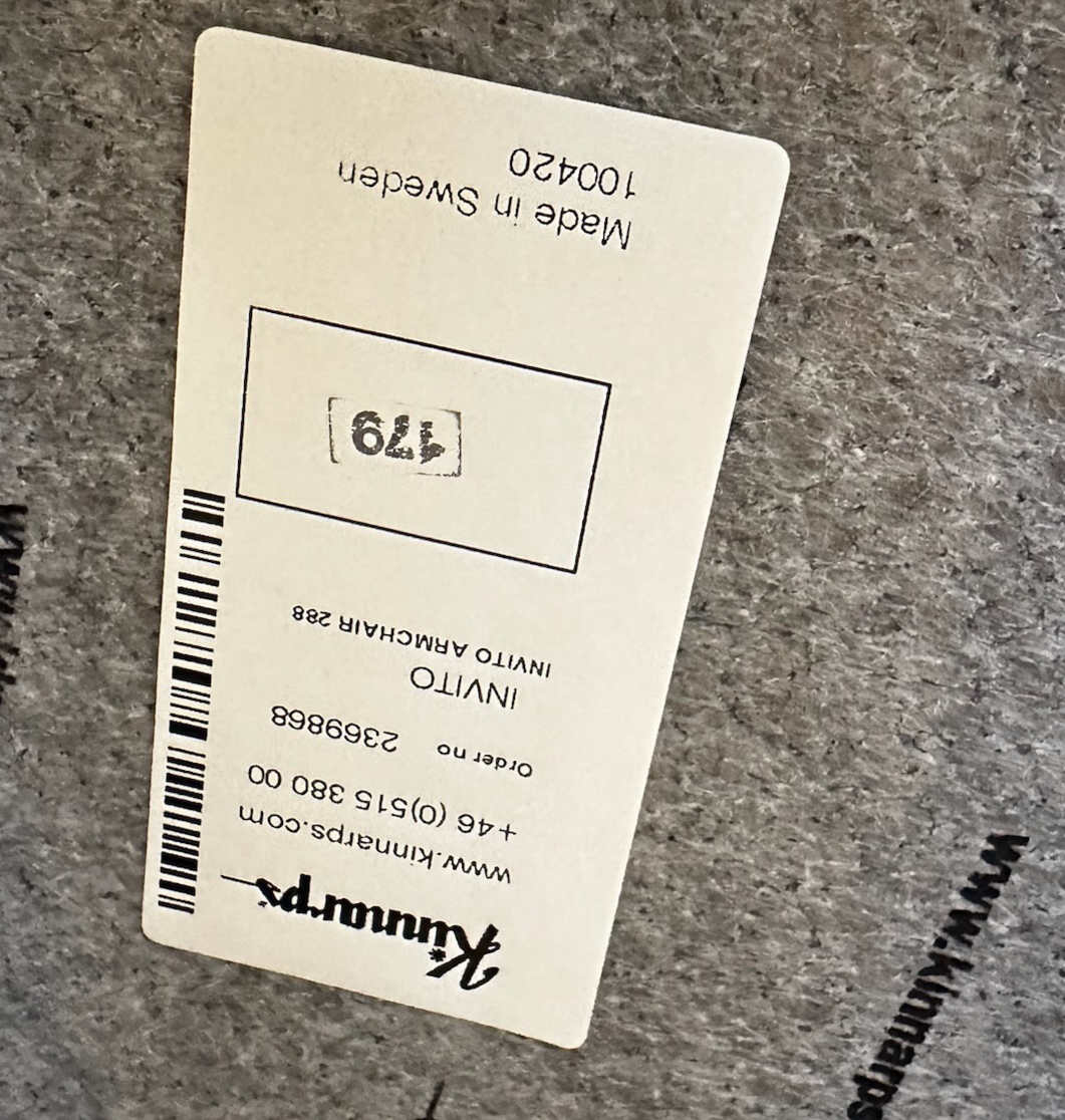 SELT / SOLD Kinnarps hægindastóll frá Pennanum 7