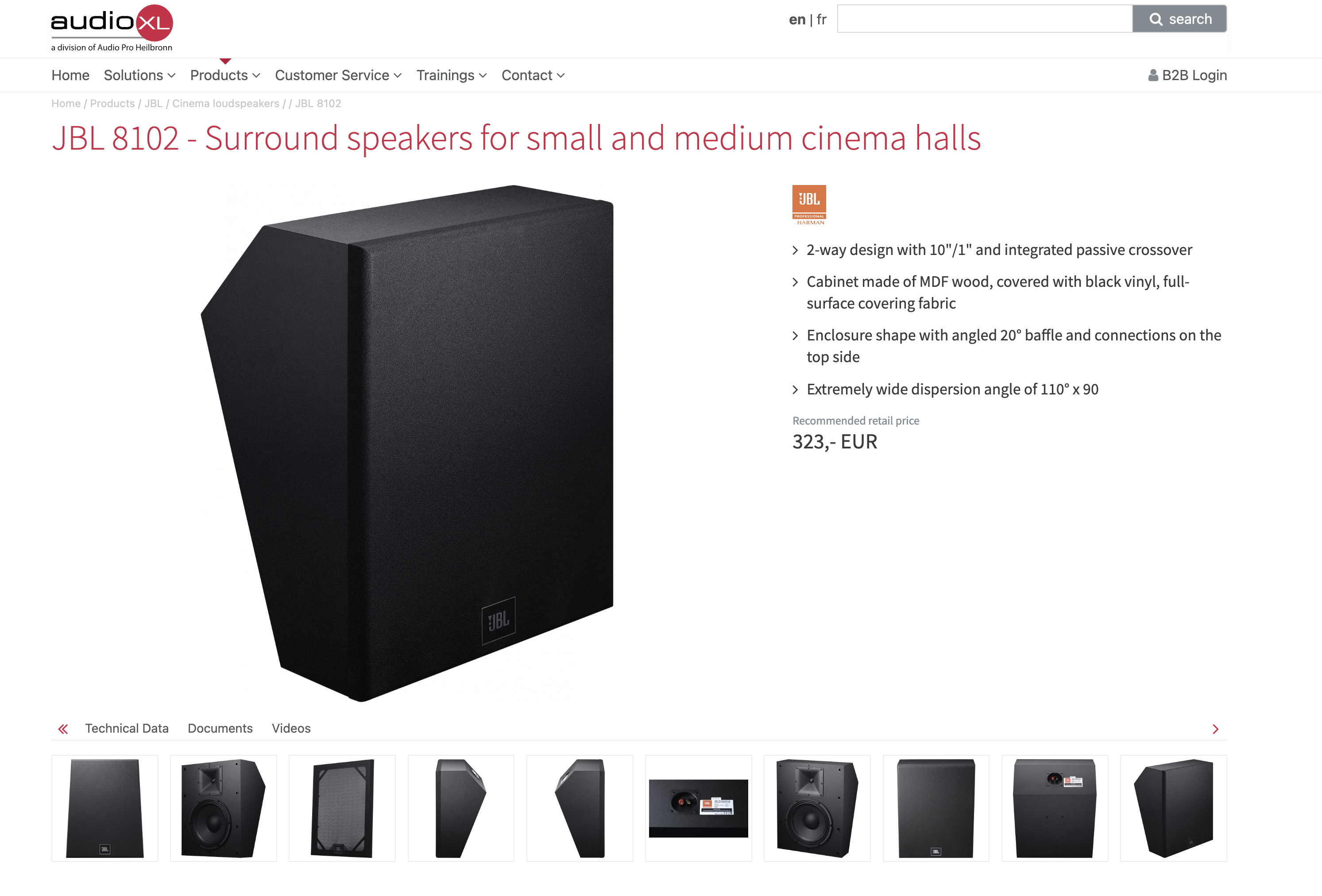 SELT / SOLD JBL kvikmyndahátalari (6 stk) 10