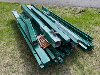 SELT / SOLD - Grindur - grindverk, L248 x H120 sm, 40 lengdarmetrar 11