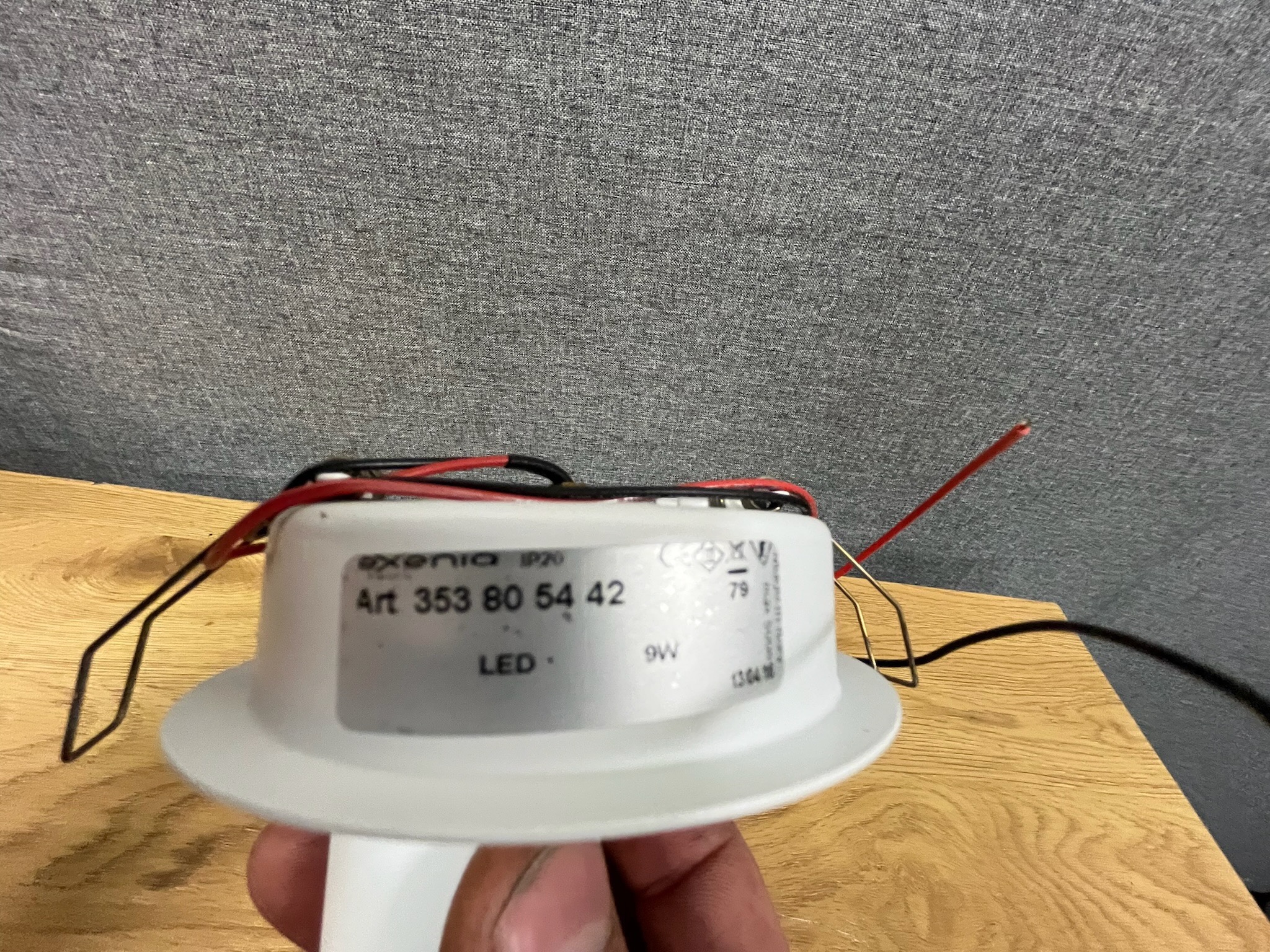 LED E2239C000 9W og IP20 hvít loftljós frá exenia, ónotuð (28 stk.) 3