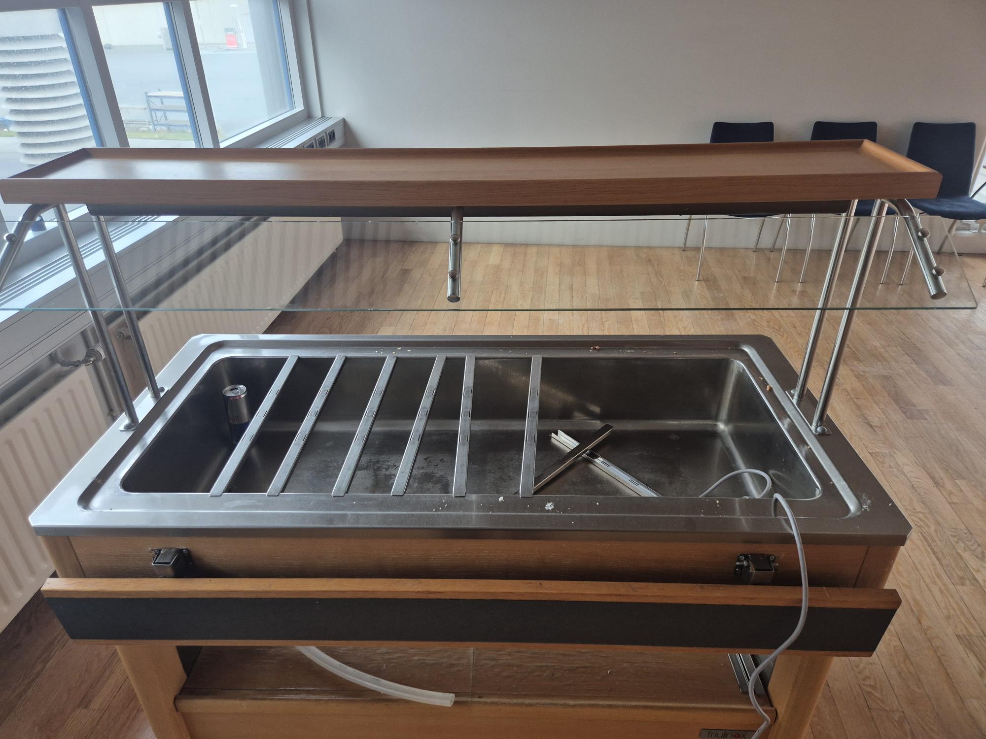 SELT / SOD Friulinox hitaborð, B148xD71xH140sm. 3