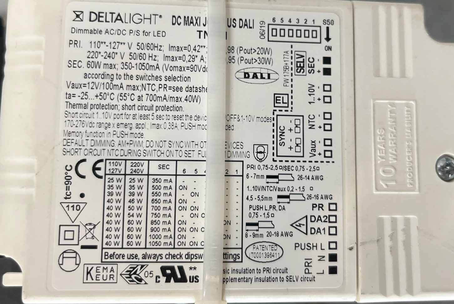 Delta Light hangandi ljós, LED, Ø55sm. (6 stk.) 12