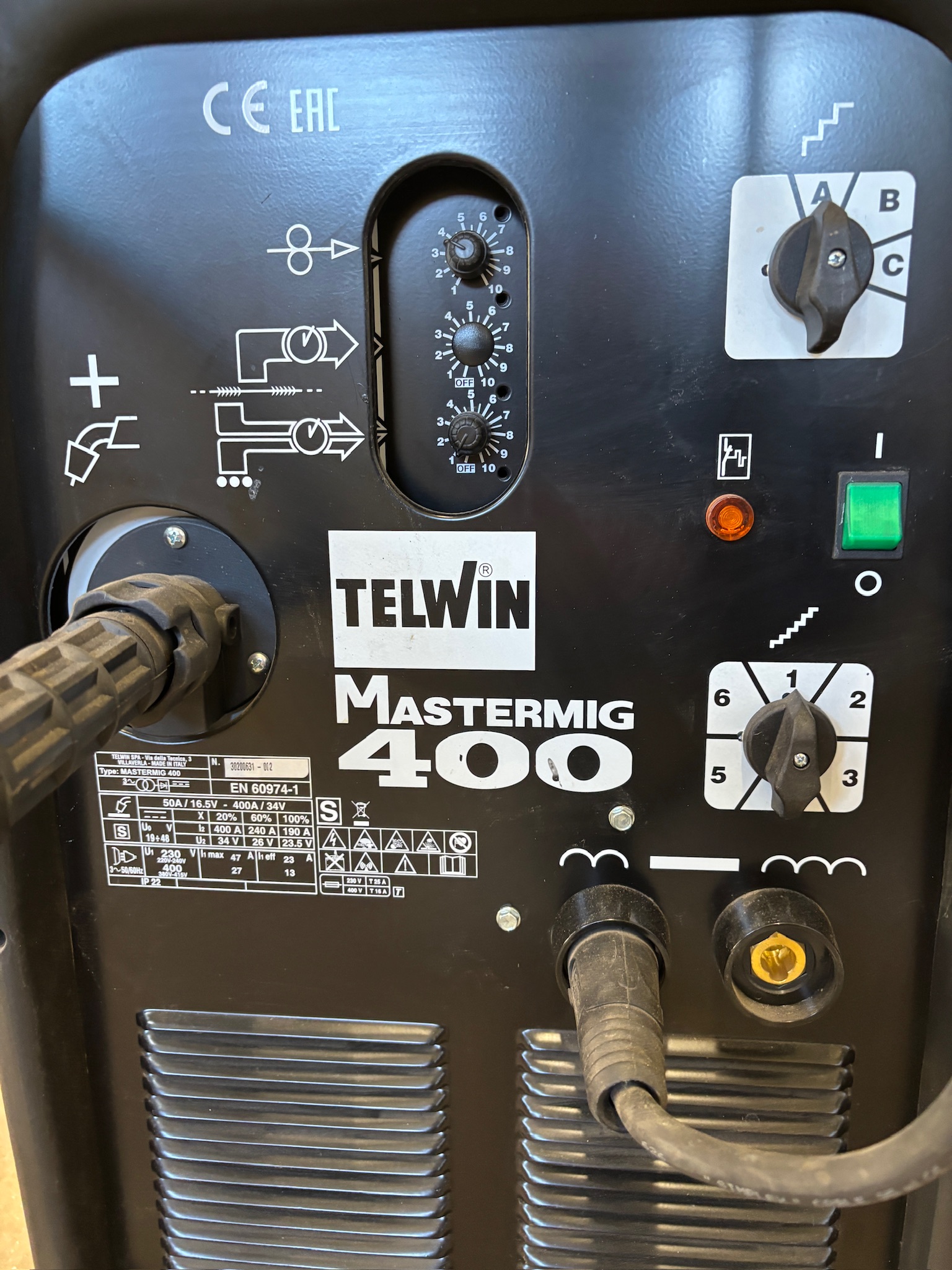 SELT / SOLD Mastermig 400 suðuvél frá Verkfærasalan 4