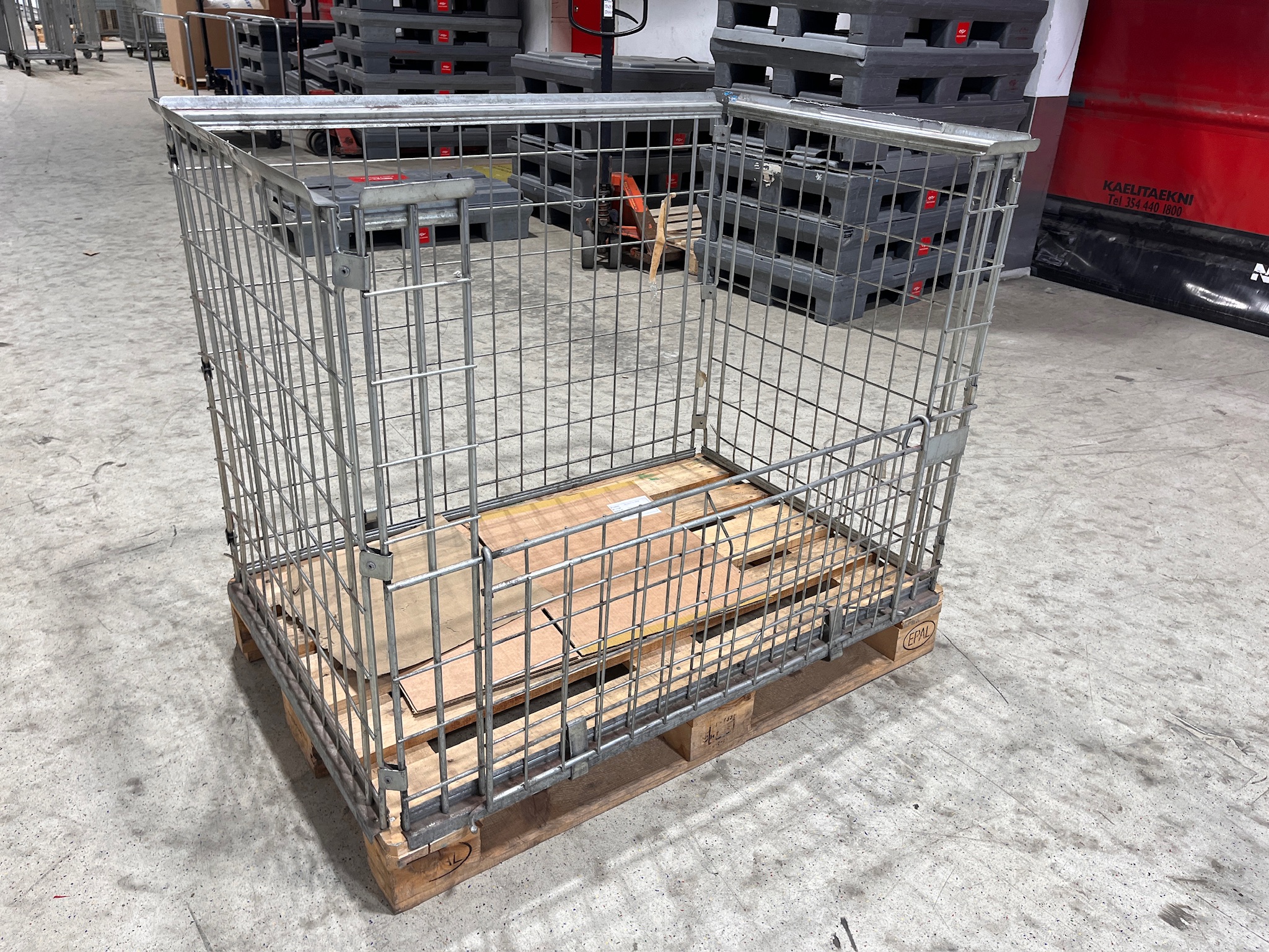 SELT / SOLD Brettagrind frá AJ Vörulistanum, B122xD71xH102sm 3