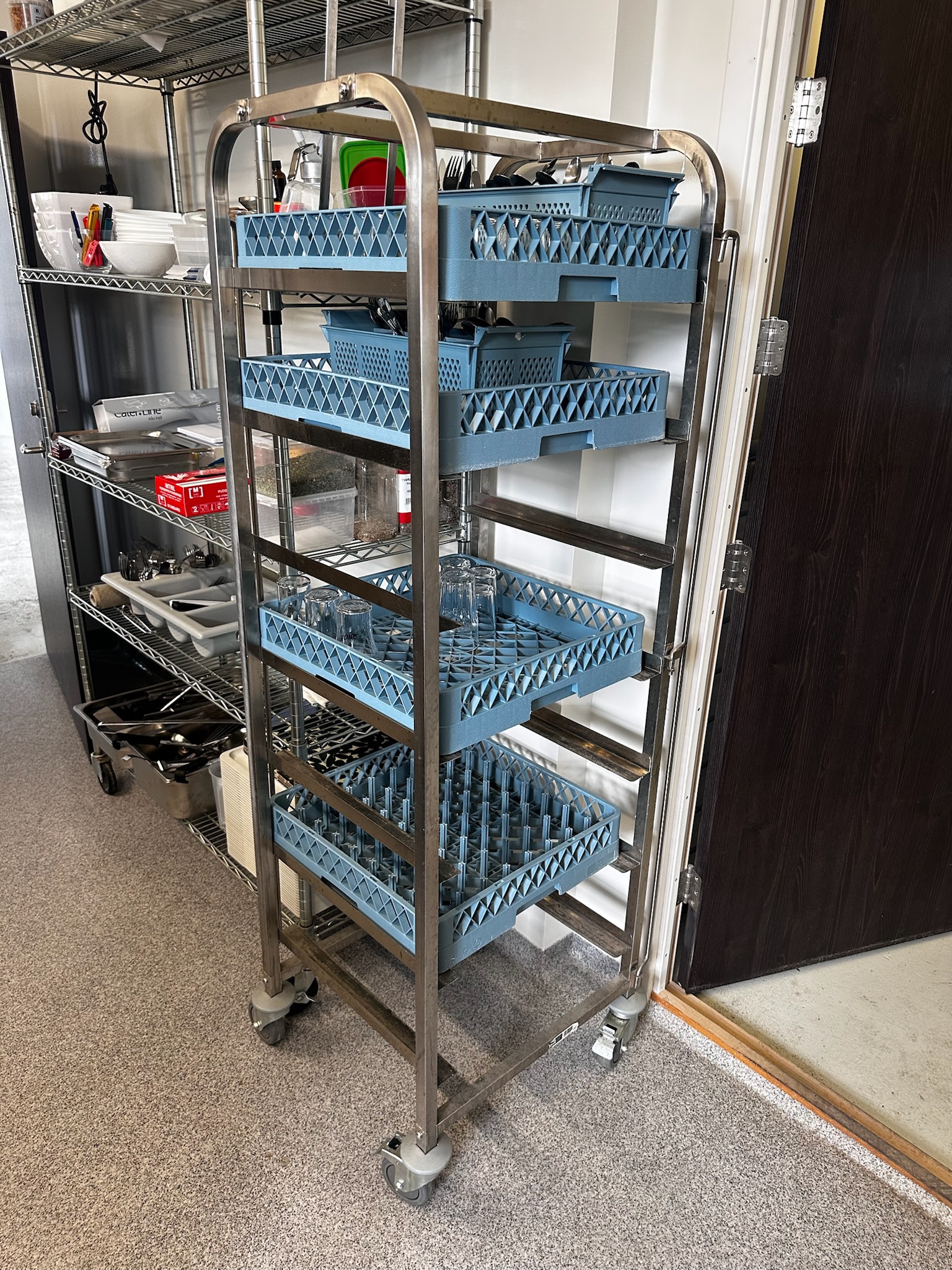 SELT / SOLD Bartscher uppþvottavagn frá ProGastro, 7 hillur