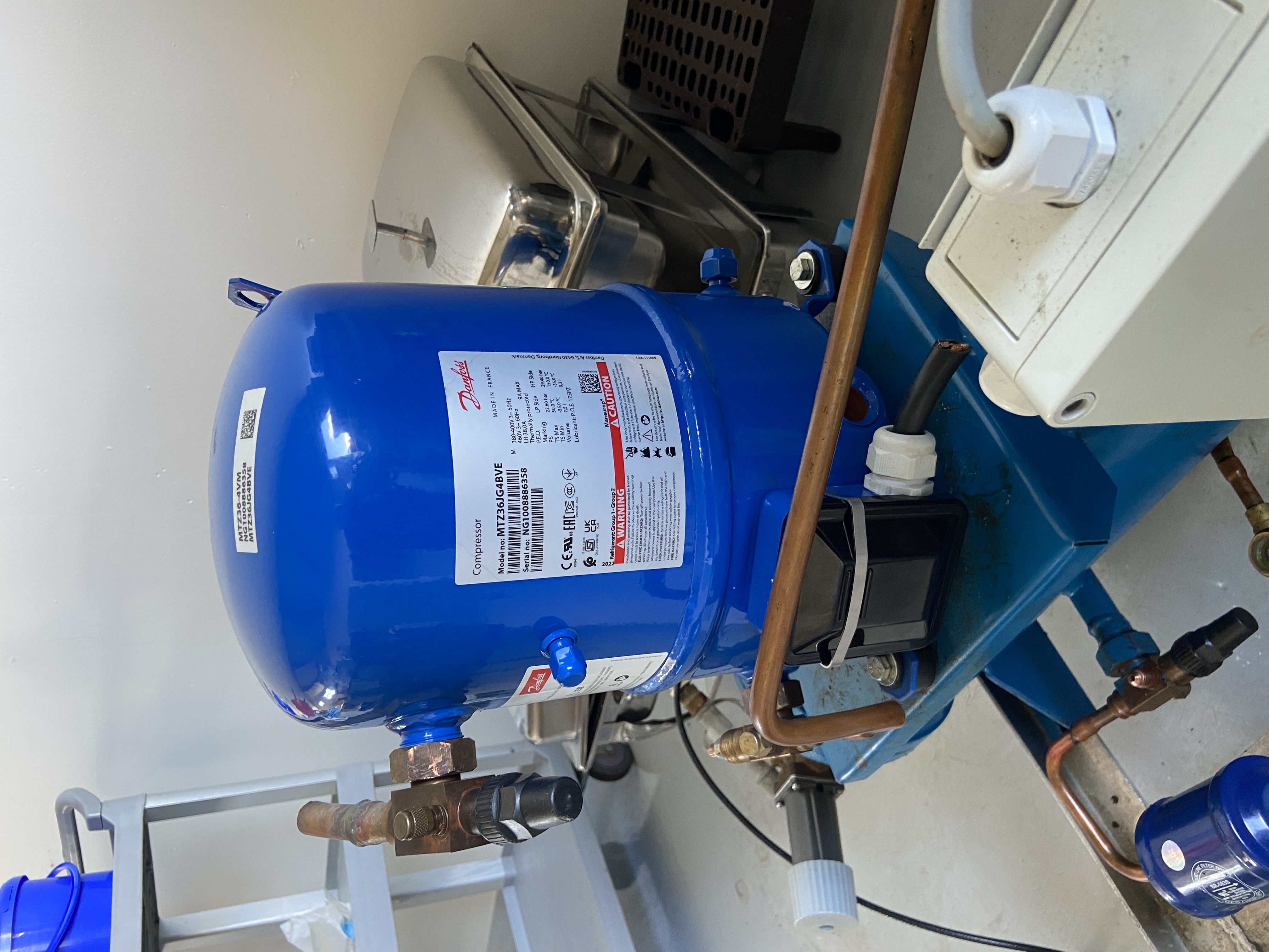 SELT / SOLD Danfoss frystipressa - Hf. 2
