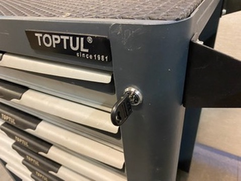 SELT / SOLD - Verkfæraskápur - TOPTUL - 4+3 skúffur - Skápur nr. 4 10
