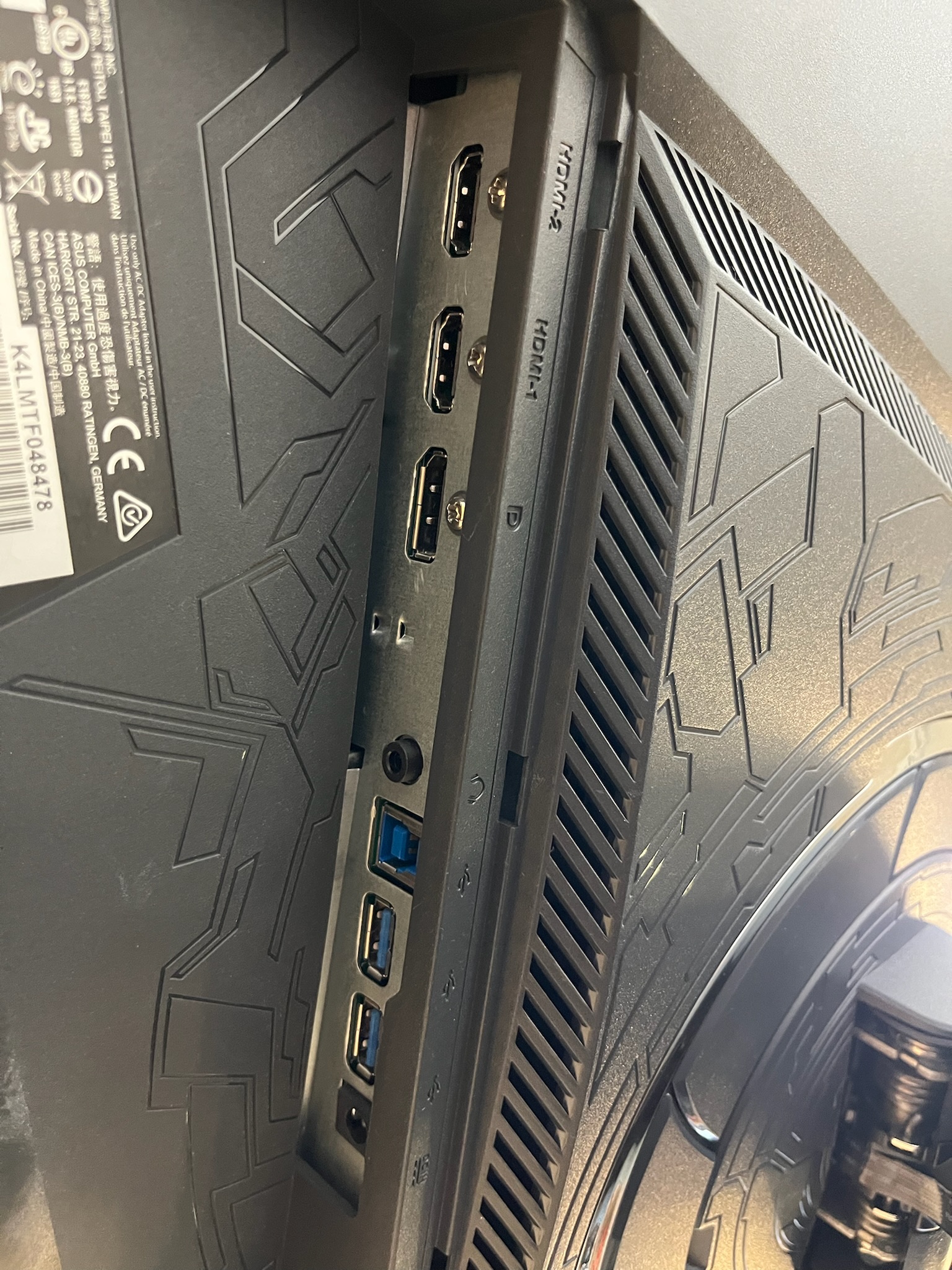 SELT / SOLD Asus bogadreginn leikjaskjár, 35'', 100hz, 3440x1440p 5