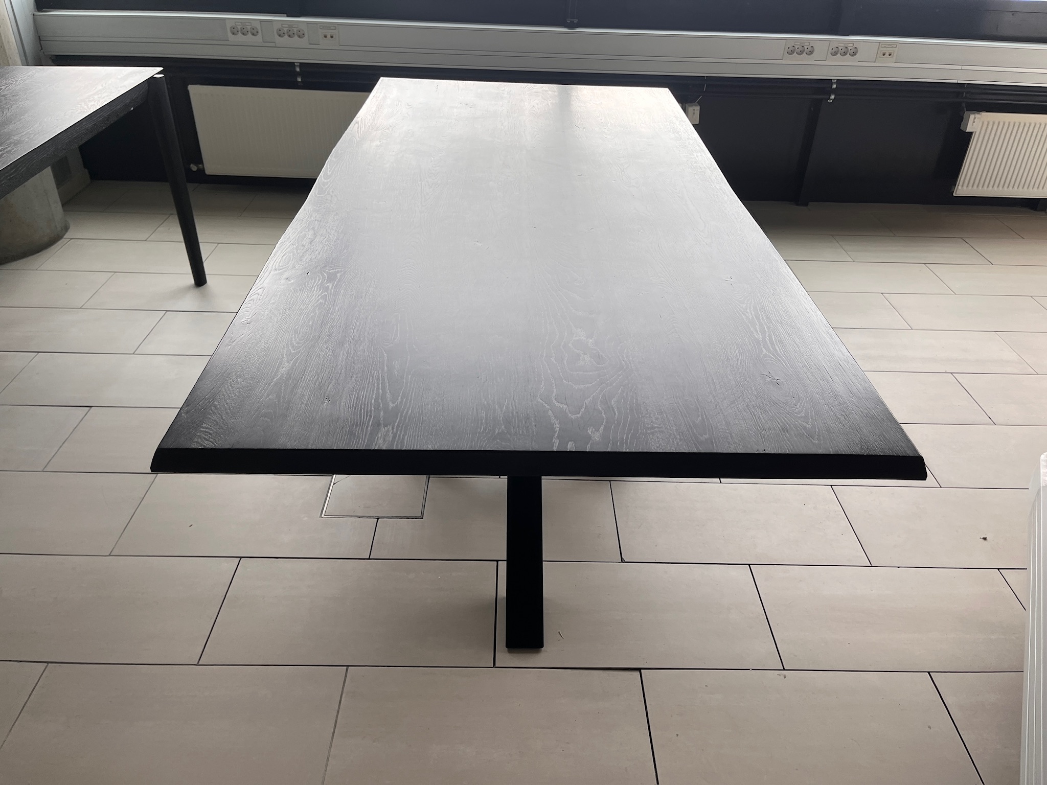 SELT / SOLD Sovana borðstofuborð frá Tekk, 6-8 manna, L240xB100sm. 2