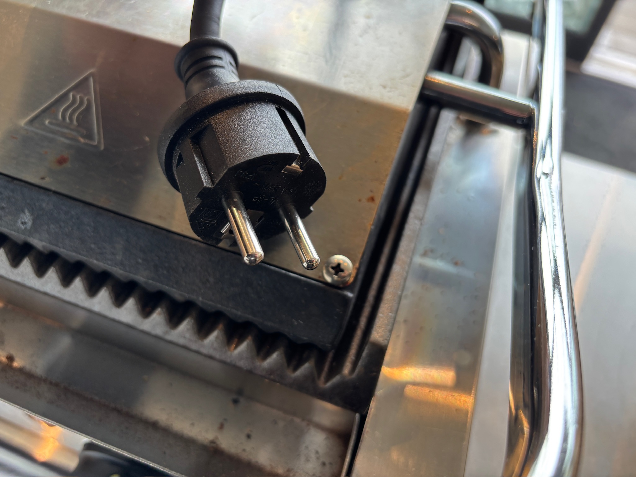 SELT / SOLD Nýlegt Hendi Samlokugrill Tvöfalt 5