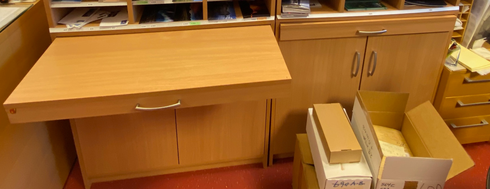 SELT / SOLD handverksskápur / 30 smáhólfaskápur frá AJ vörulistanum - 2 stk 8