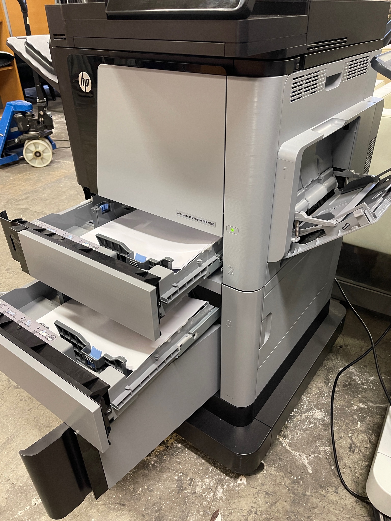 SELT / SOLD HP Laserjet litaprentari/Scan Enterprise MFP M680 + 4 tonerhylki 4