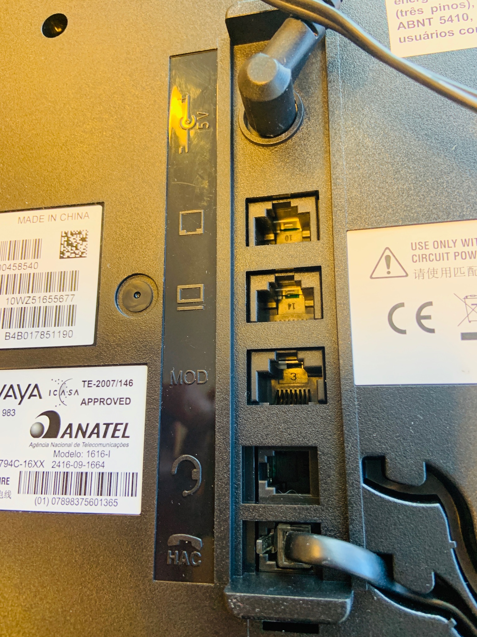 SELT / SOLD Avaya 1616-I IP símtæki 16 hnappa 6